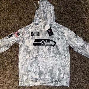 Nike Salute To Service Seattle Seahawks Hoodie BRAND NEW